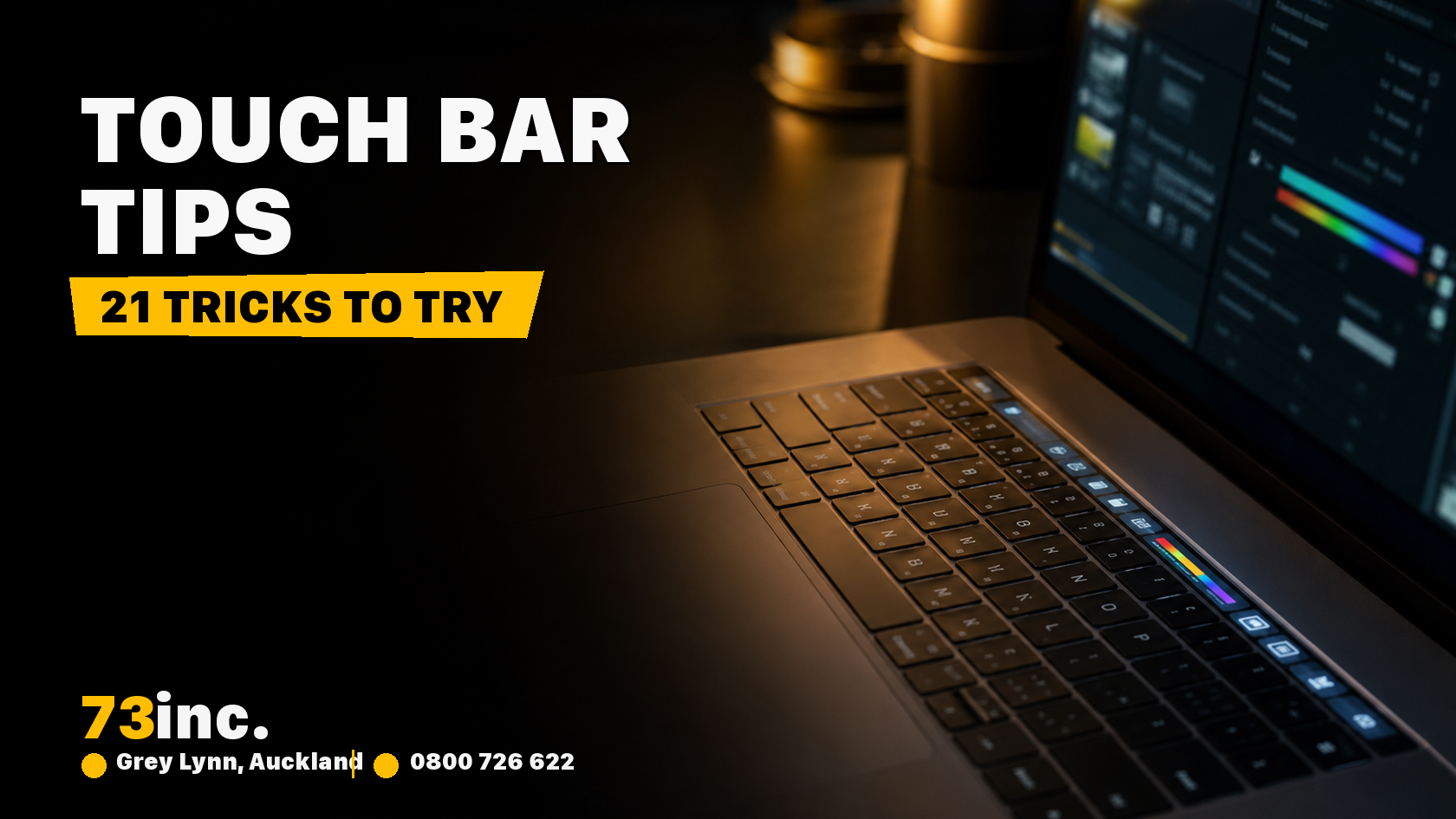 21 Tips & Tricks for the MacBook Pro Touch Bar 1 73inc blog image for 21 Tips & Tricks for the MacBook Pro Touch Bar