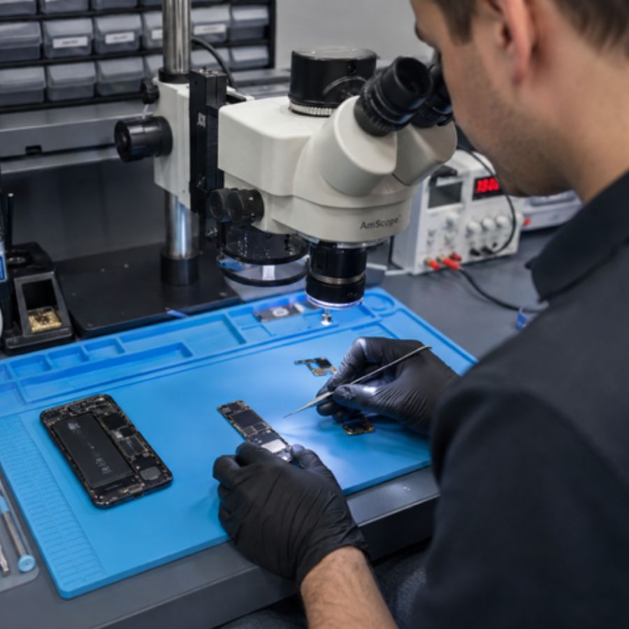 MacBook data recovery in progress at 73inc's Grey Lynn lab, Auckland