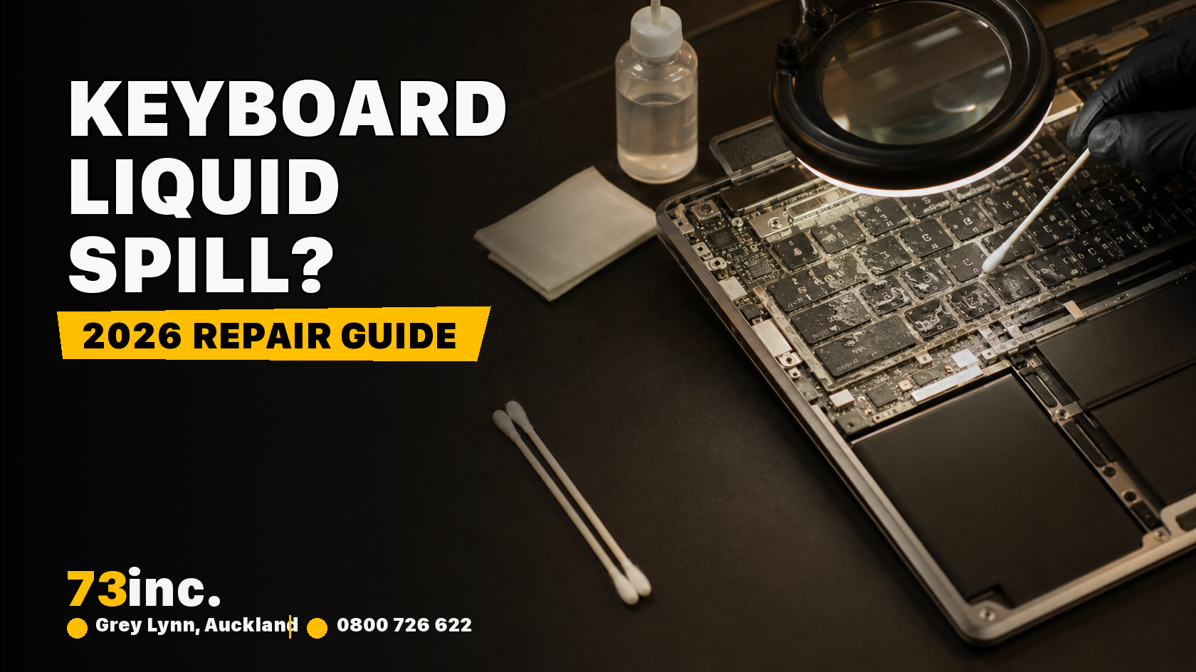 Can you repair a liquid spill on a MacBook Pro Keyboard? 2026 Guide 1 73inc blog image for Can you repair a liquid spill on a MacBook Pro Keyboard? 2026 Guide