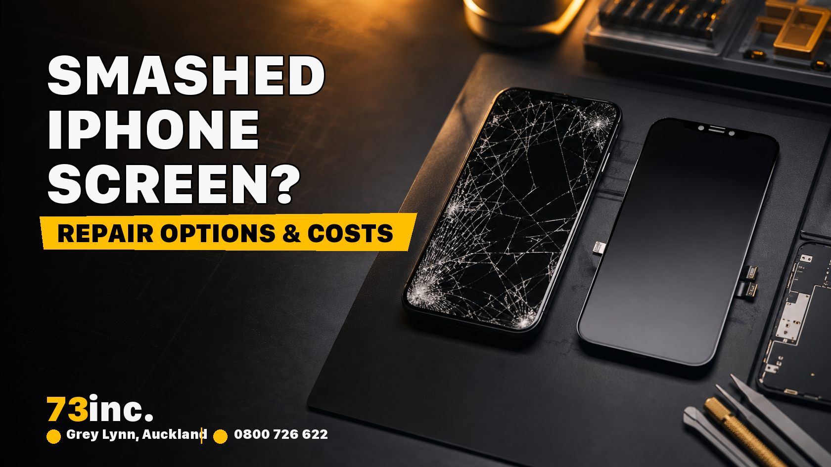 Top 5 Ways to Fix a Smashed iPhone Screen (and What It Costs) 1 73inc blog image for Top 5 Ways to Fix a Smashed iPhone Screen (and What It Costs)
