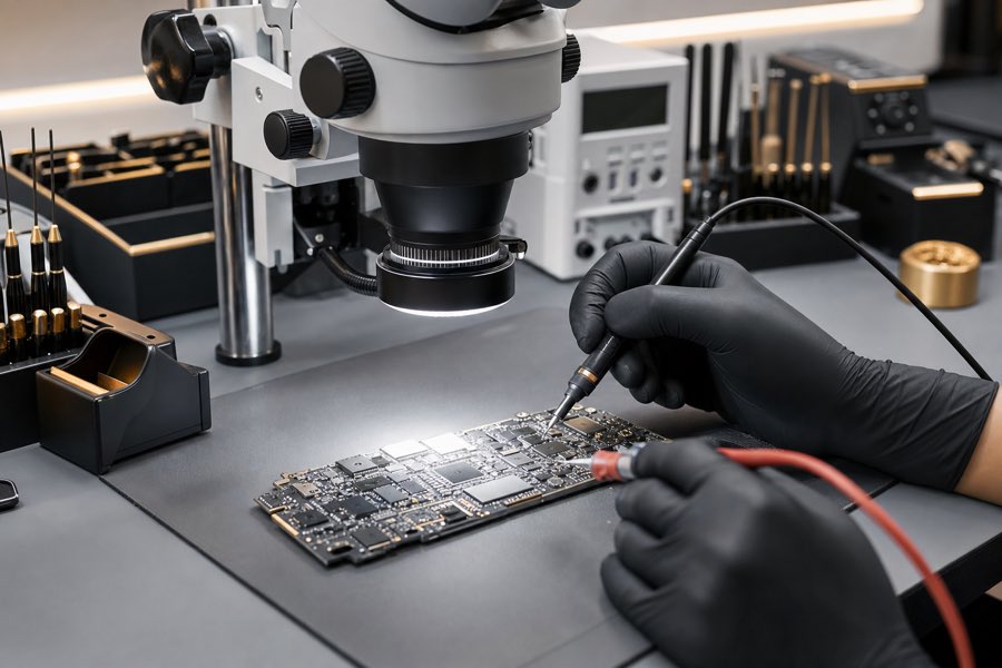 apple-repairs-microscope-board-diagnostics-73inc